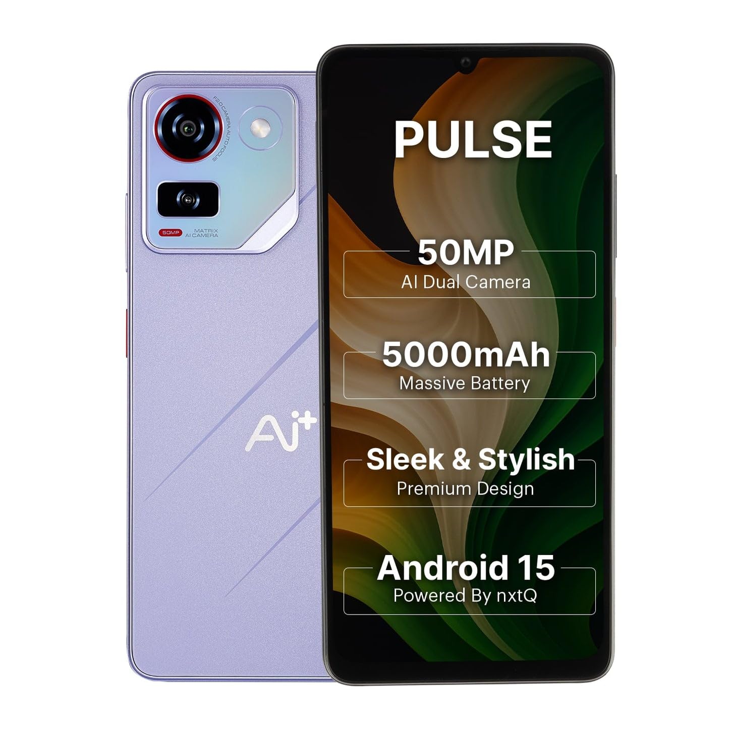 AI+ Pulse (Purple, 128 GB) (6 GB RAM)