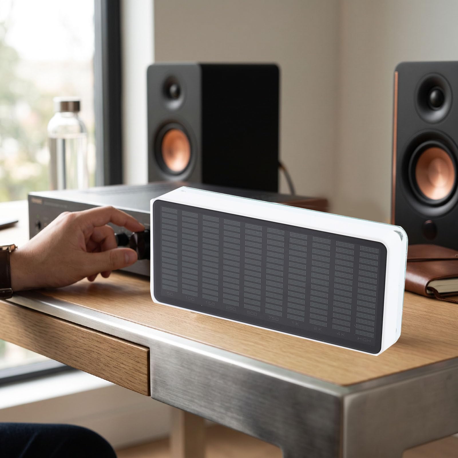 Fafeicy Światło LED Music Spectrum z Wejściem AUX 3,5 Mm i Mikrofonem