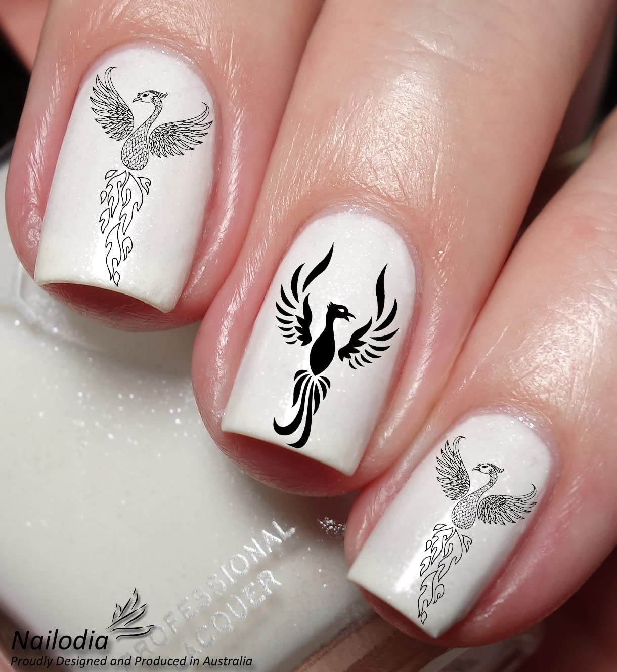 Amazon.com: Phoenix Nail Art Decal Sticker : Beauty & Personal Care