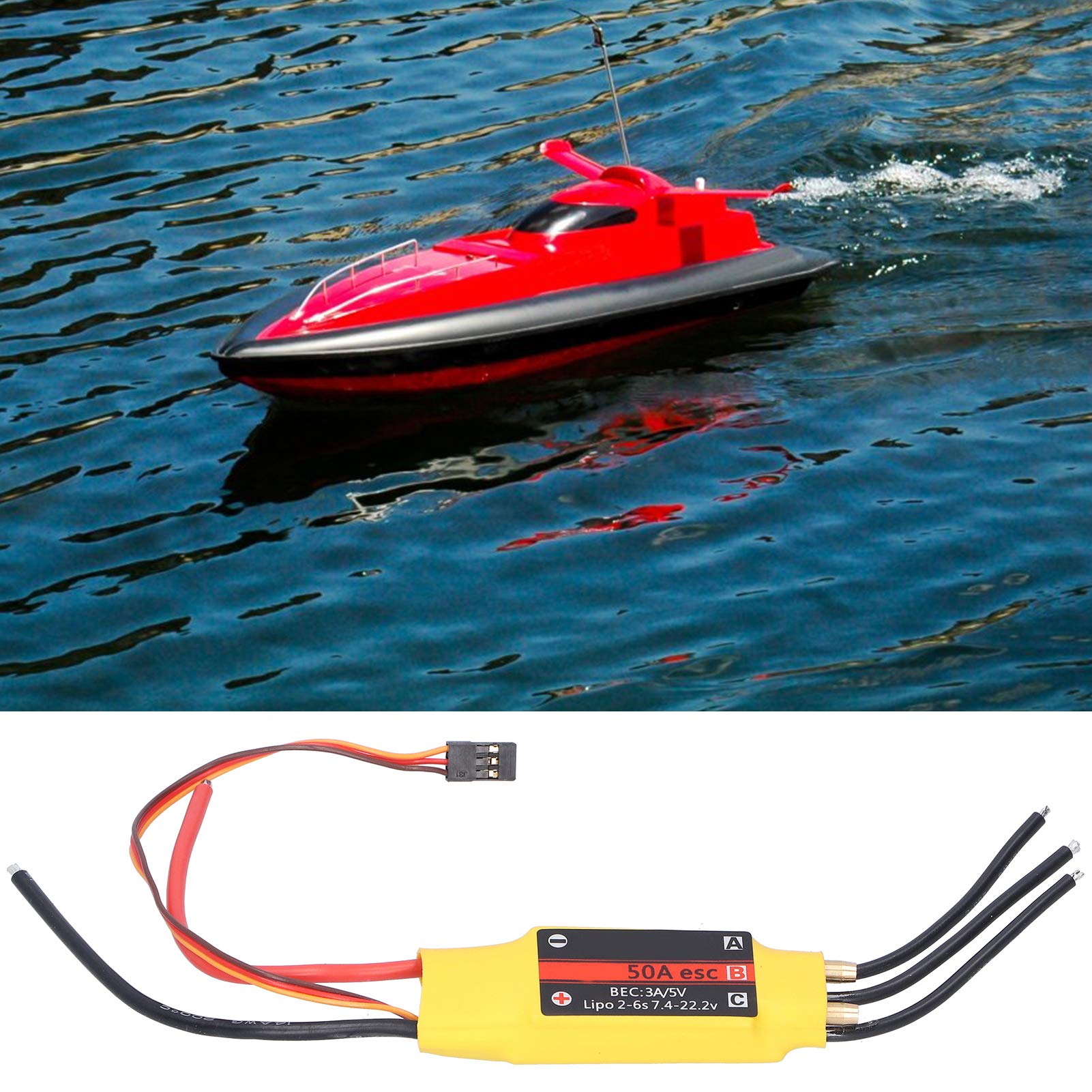ZERONE ESC de bateau RC Accessoire de Bateau RC, Accessoire de