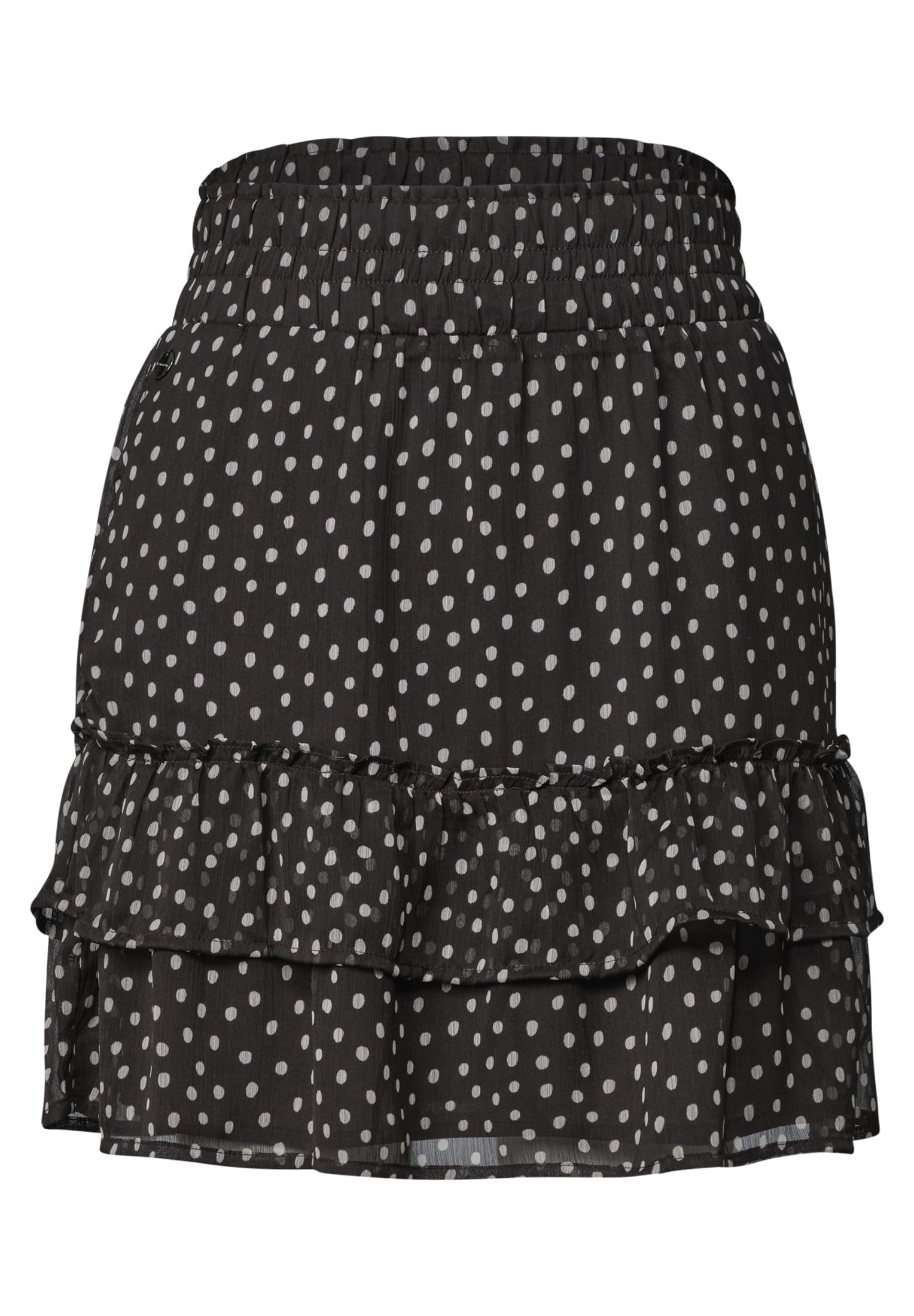 Street One Damen Knielanger Chiffonrock mit Print