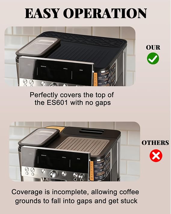 Espresso Machine Mat Compatible with Ninja Luxe Cafe ES601
