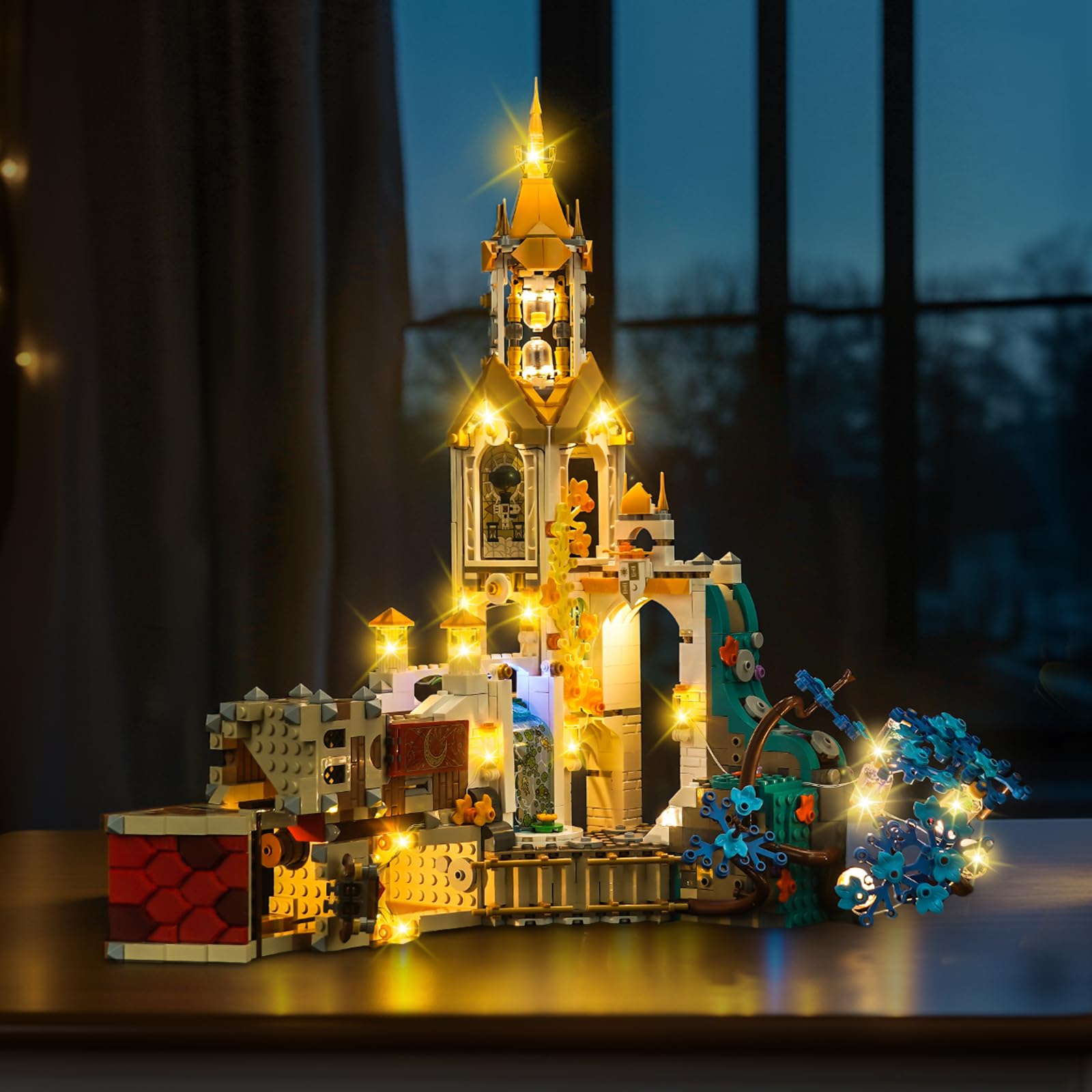 Set di luci a LED compatibile con Lego Castle Nocturnia (senza modello), set di illuminazione decorativa compatibile con 71486 Castle Nocturnia giocattolo creativo