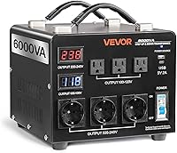 Vista 11 de VEVOR Transformador convertidor de voltaje, 500 VA, transformador de potencia elevador/abajo de servicio pesado, convertir de 110 V a 220 V y 220 V