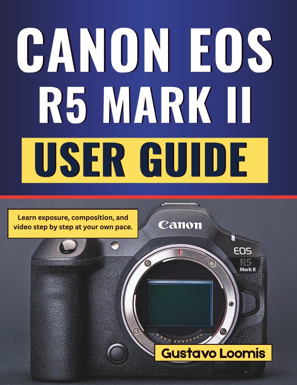 Canon Eos R5 Mark II User Guide: Learn exposure, composition, and video step by step at your own pace.