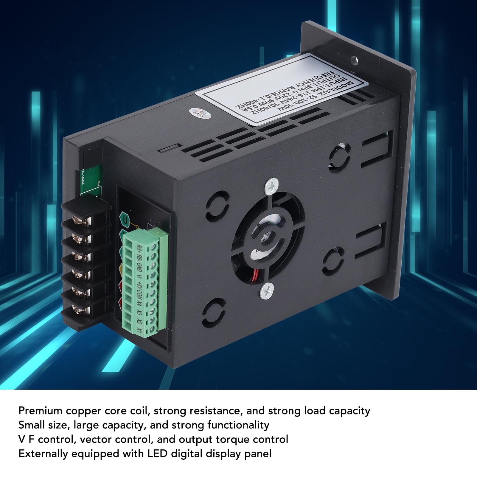Sorandy UX 52 100 90W VFD Inverter per Motori e Ventilatori, Ingresso