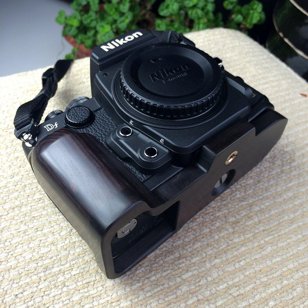 Amazon 手工製 黑檀木 (紫光檀) ハンドグリップ グリップブラケット HAND GRIP FOR ニコン Nikon DF