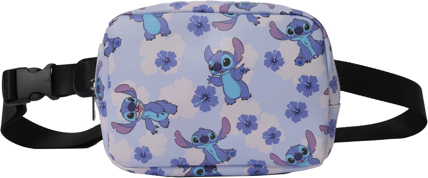 Disney Stitch Belt Bag Womens Crossbody Fanny Pack Waist Bag Blue