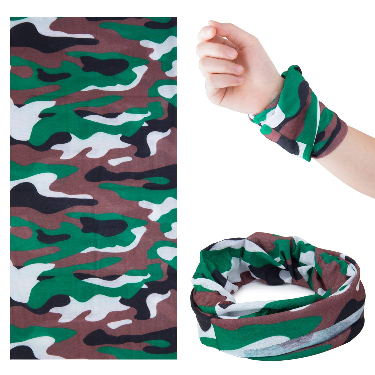 SLOSH Bandana Cintas Pelo Deporte Hombre Mujer Ciclismo Yoga Elastica Pañuelos Cabeza Turbante Lazo Tenis UV Moto Playa