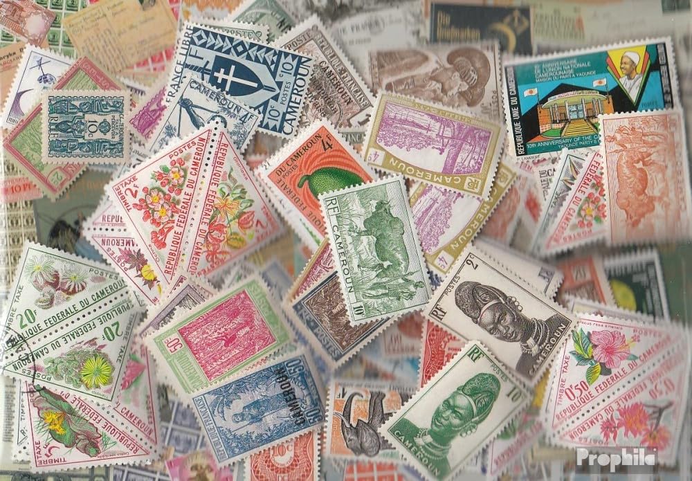 Prophila Collection – 50 Verschiedene Briefmarken Aus Kamerun Für Sammler