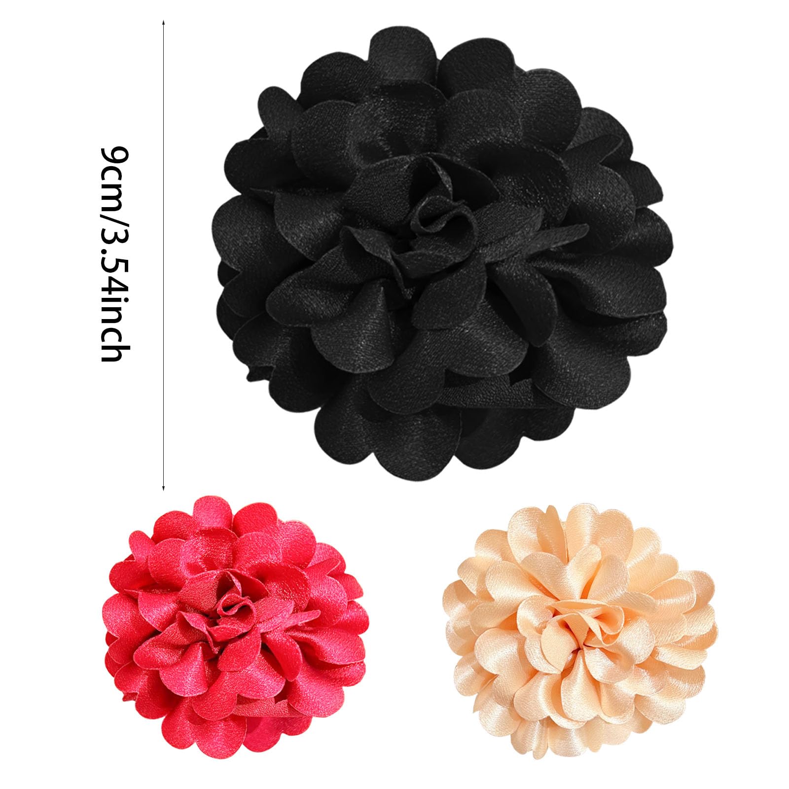 3PCS Flower Hair Claws Clips - Image 2