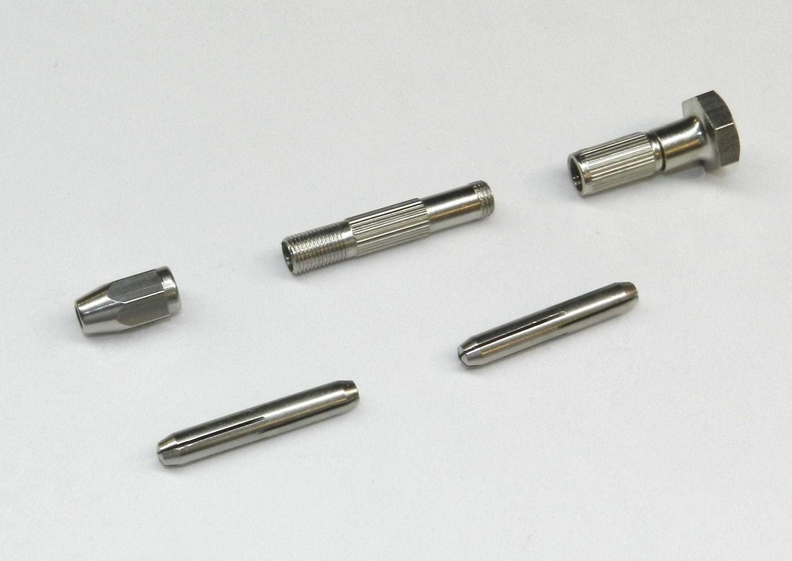 SWISSO 2 Piece Pin Vice Double End Pin & Swivel Head Pin Vise Hand Tool (Set of 1) 1