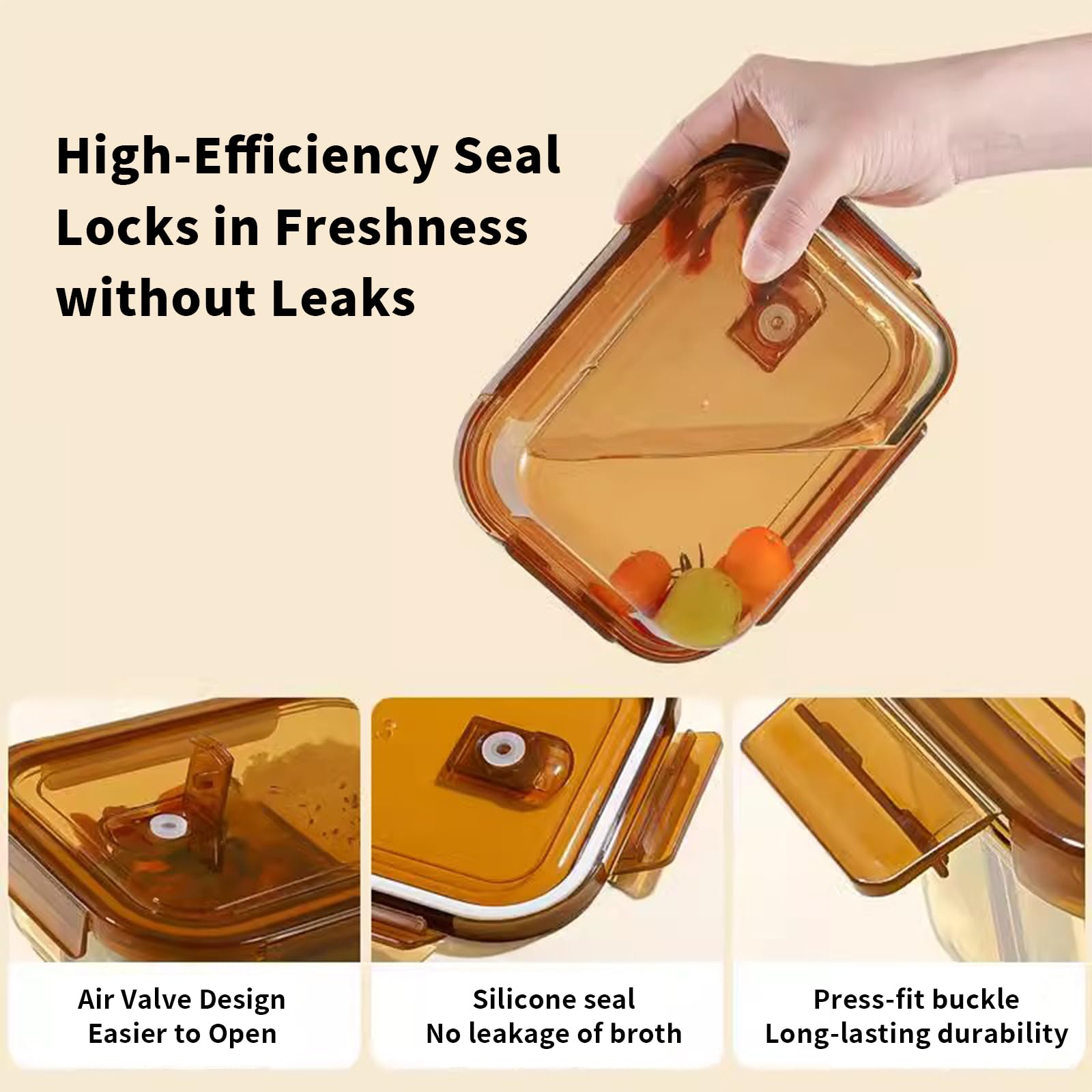 Pack 8 Tarros de Cristal con Tapa Hermética - Recipientes Herméticos para Alimentos - Microondas Congelador