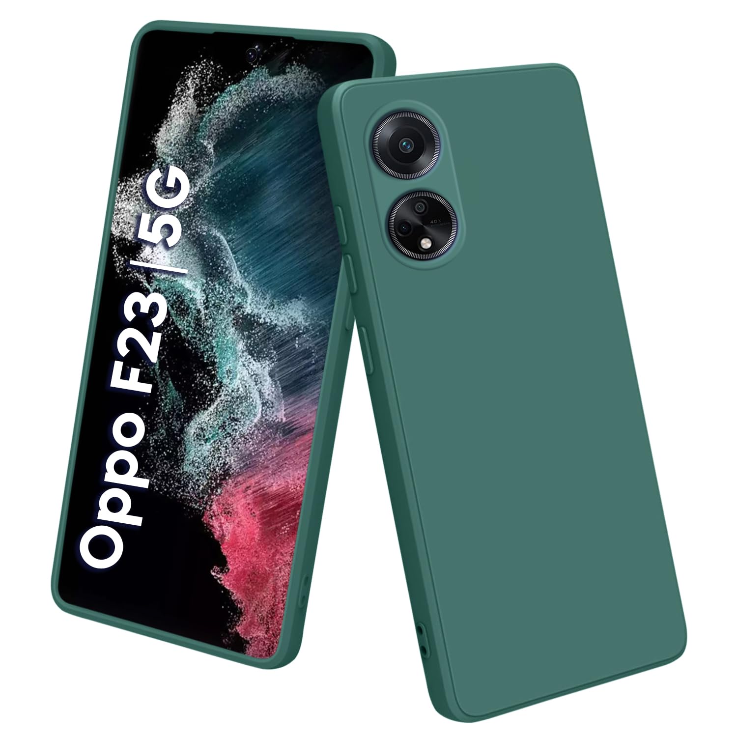 TRUEUPGRADE Liquid Silicone Designed Back Case Cover for Oppo F23 5G | Microfiber Inside | Bumper Back Cover Case for Oppo F23 5G - Black (B0CBK4N576) Amazon Price History, Amazon Price Tracker