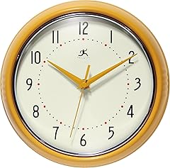 Infinity Instruments Retro 9 inch Silent Sweep Non Ticking Mid Century Modern Kitchen Diner Wall photo Infinity Instruments Retro 9 inch Silent Sweep Non Ticking Mid Century Modern Kitchen Diner Wall