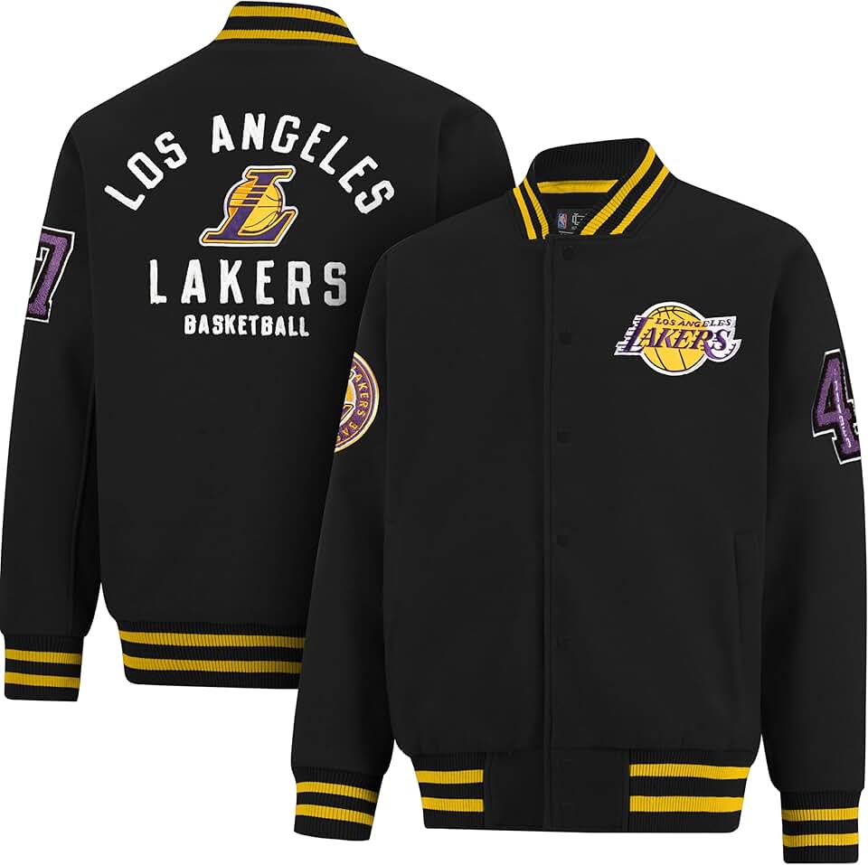 Ultra Game Men’s NBA Official Game Time Varsity Jacket