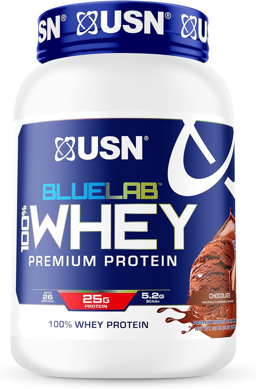 Buy USN Supplements BlueLab 100 Percent Whey Protein Powder Keto