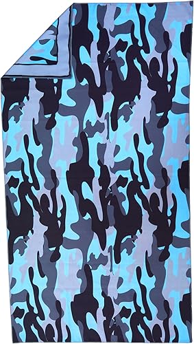 Miniatura 4 de Mola Mola Toalla de microfibra para playa, piscina y gimnasio, altamente absorbente, ligera, de secado rápido, transpirable y llamativo diseño