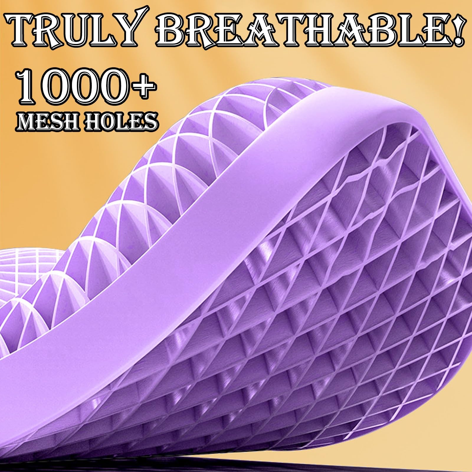 Kissenkern Aus Wabenlatex, Waschbarer Einsatz Aus Pektin-Gel, Ergonomische Nackenstütze für den Schlaf, Atmungsaktiv Und Kühlend(Purple)