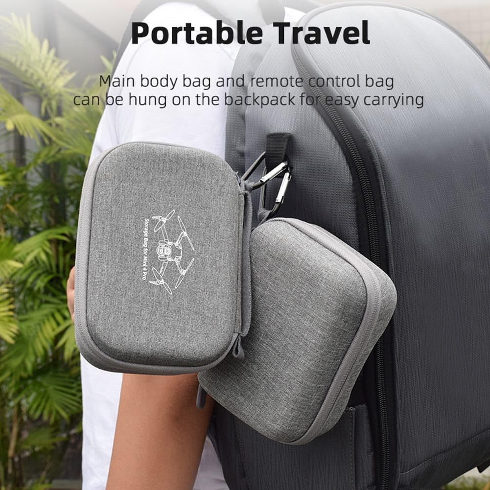 GetZget® Carrying Case for DJI Mini 4 Pro - Protective Bag for Body and Air Travel Accessories (Aircraft Case) 3