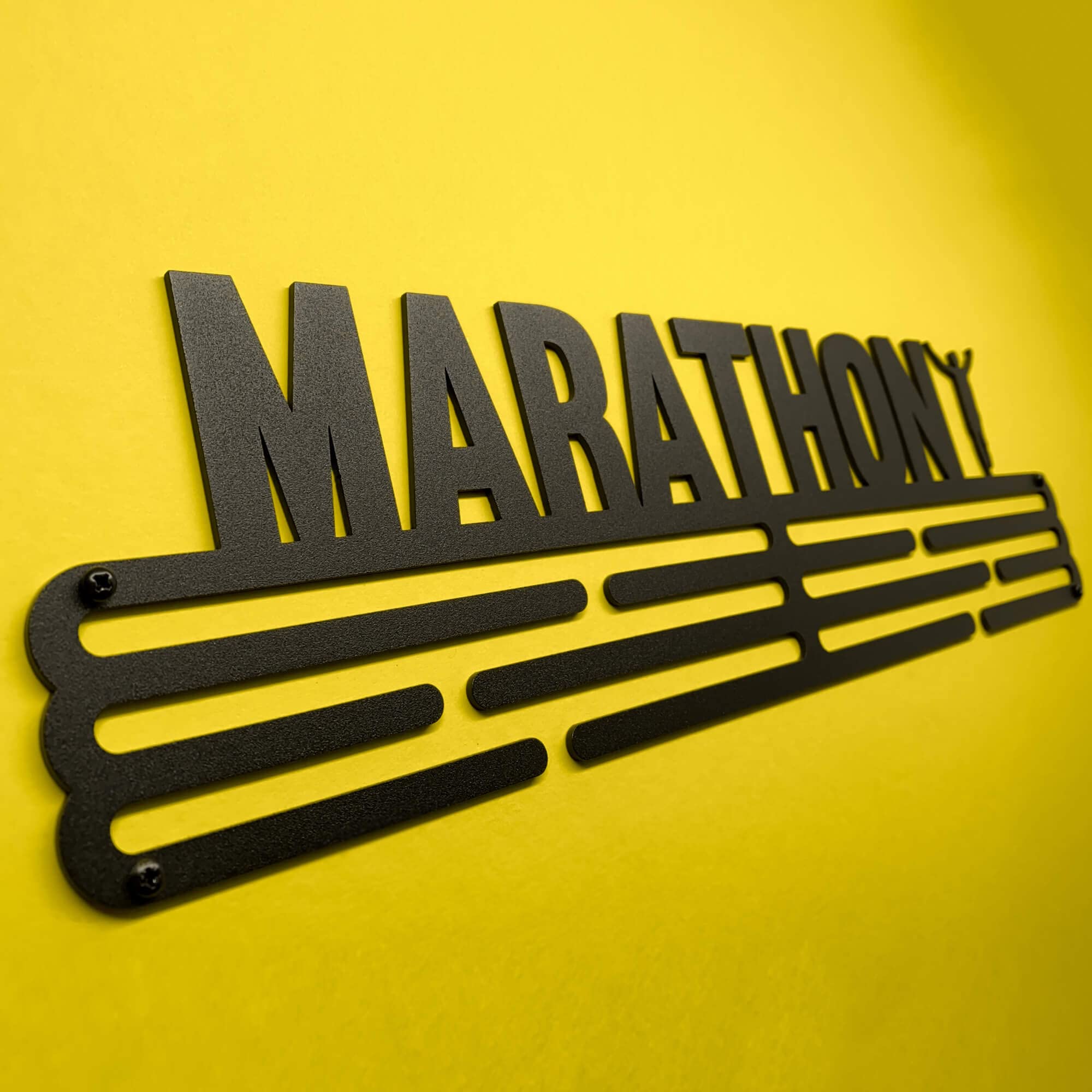 Marathon Cintre de Médailles | Acier Porte-Médailles | Medal Holder Display