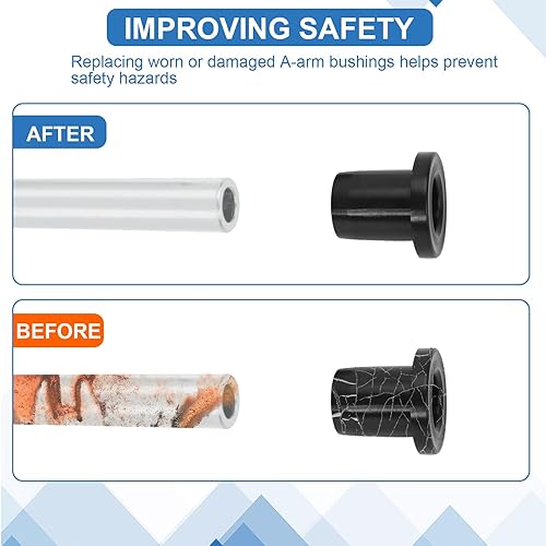 Miniatura 6 de Kit de bujes de brazo A compatible con Polaris Ranger XP 800 Crew 900 Diesel Crew 2010-2014, AAB-P-RAN-K2-002