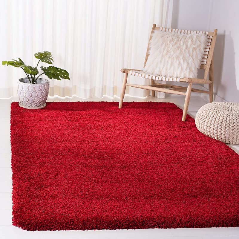 CARPET PLANET Modern Soft Shaggy Rugs Fluffy Home Decorative Carpet for Living Room 2-inch Thick Carpet(Red2 X 4 FEET) (B0BVR6W7QC) Amazon Price History, Amazon Price Tracker