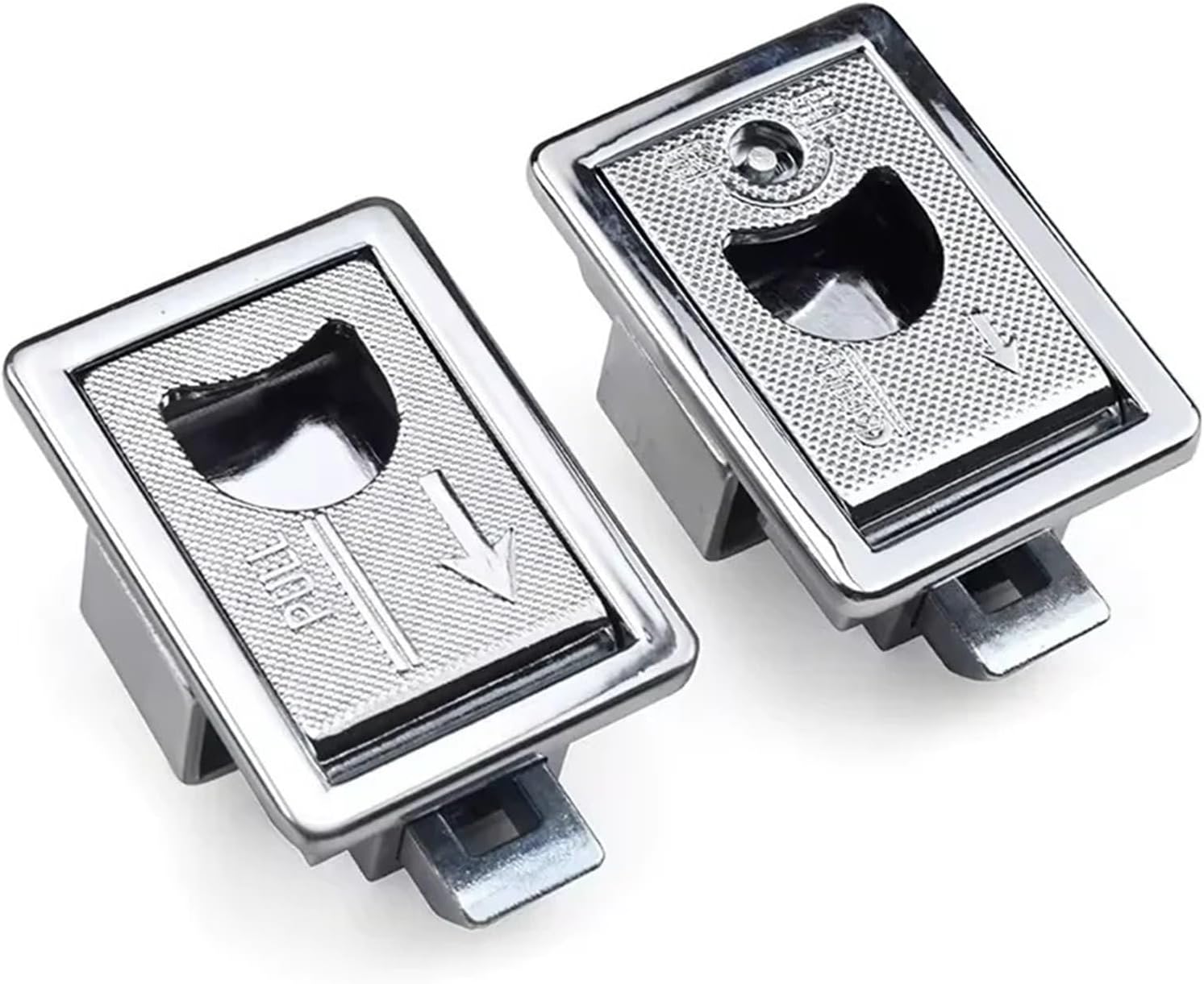 Impact Zinc Alloy Small Square Lock Panel Flat Lock Drawer Engineering Car RV Trailer Lock 1Pcs(XK110S)