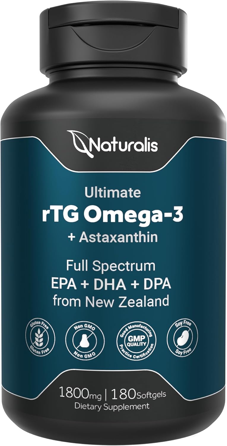 Naturalis Ultimate rTG Omega 3 Fish Oil 180 Softgels