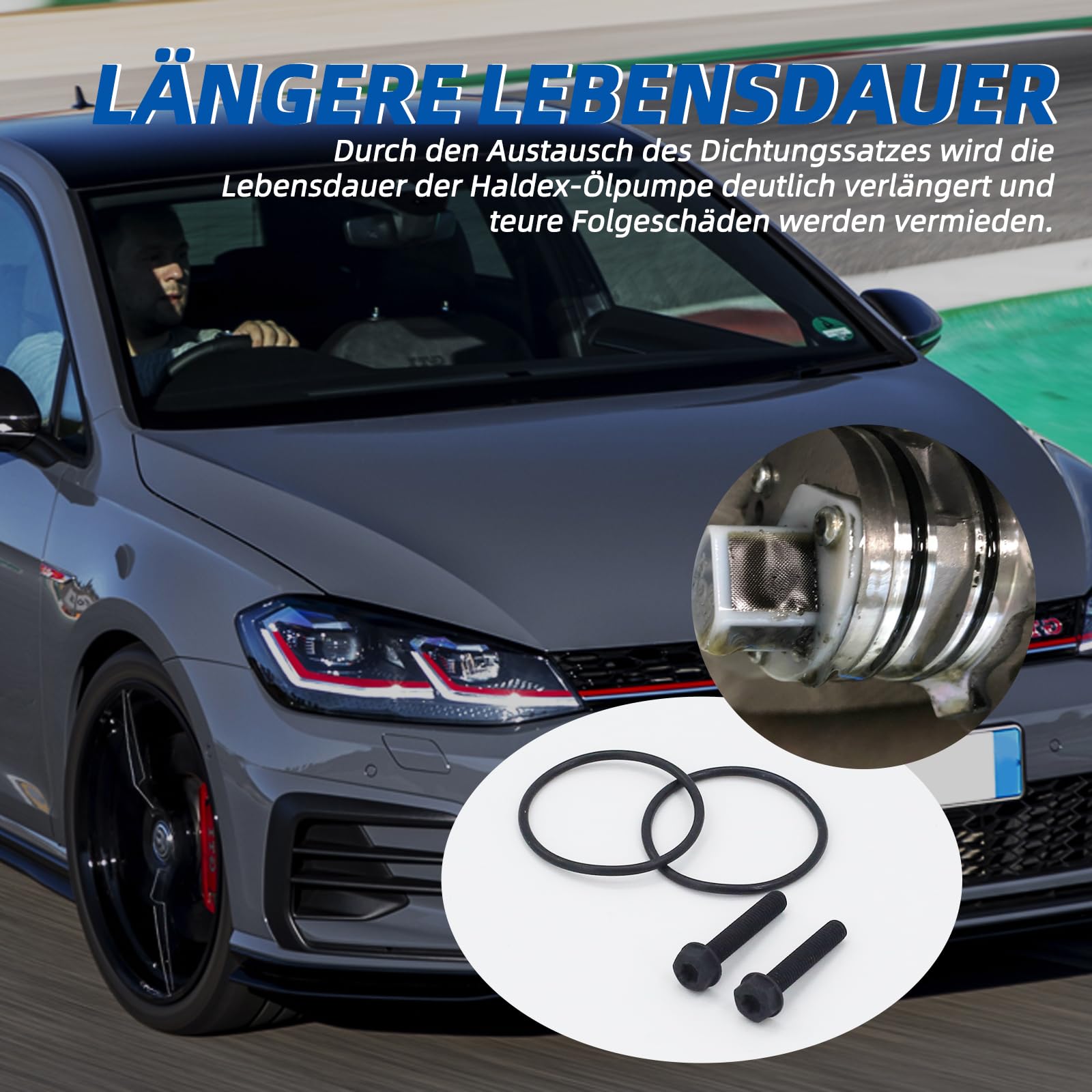 Pumpe Dichtungssatz 0CQ598305 Originalersatzteil 5. Generation Passend für Audi A3 S3 TT TTS VW Golf Alltrack OE:0CQ598305