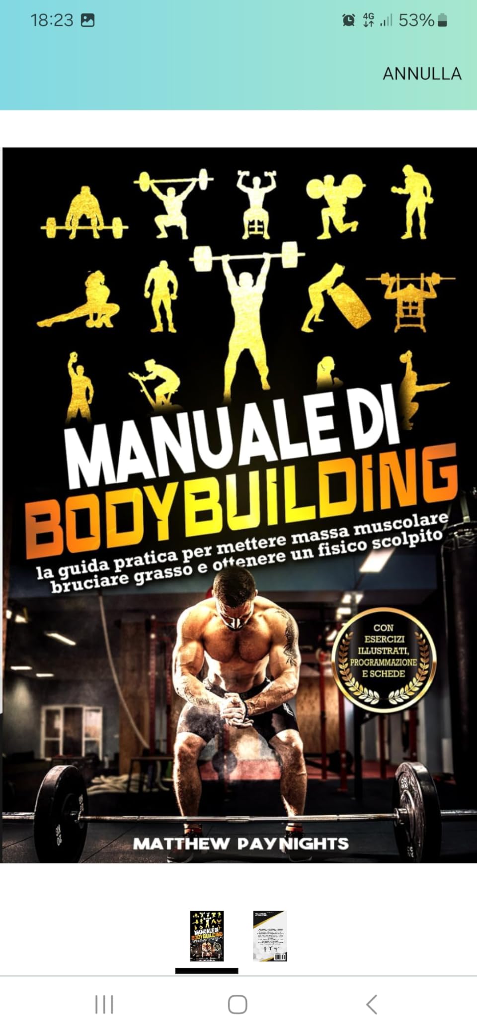 MANUALE DI BODYBUILDING: la guida pratica per mettere massa muscolare ...