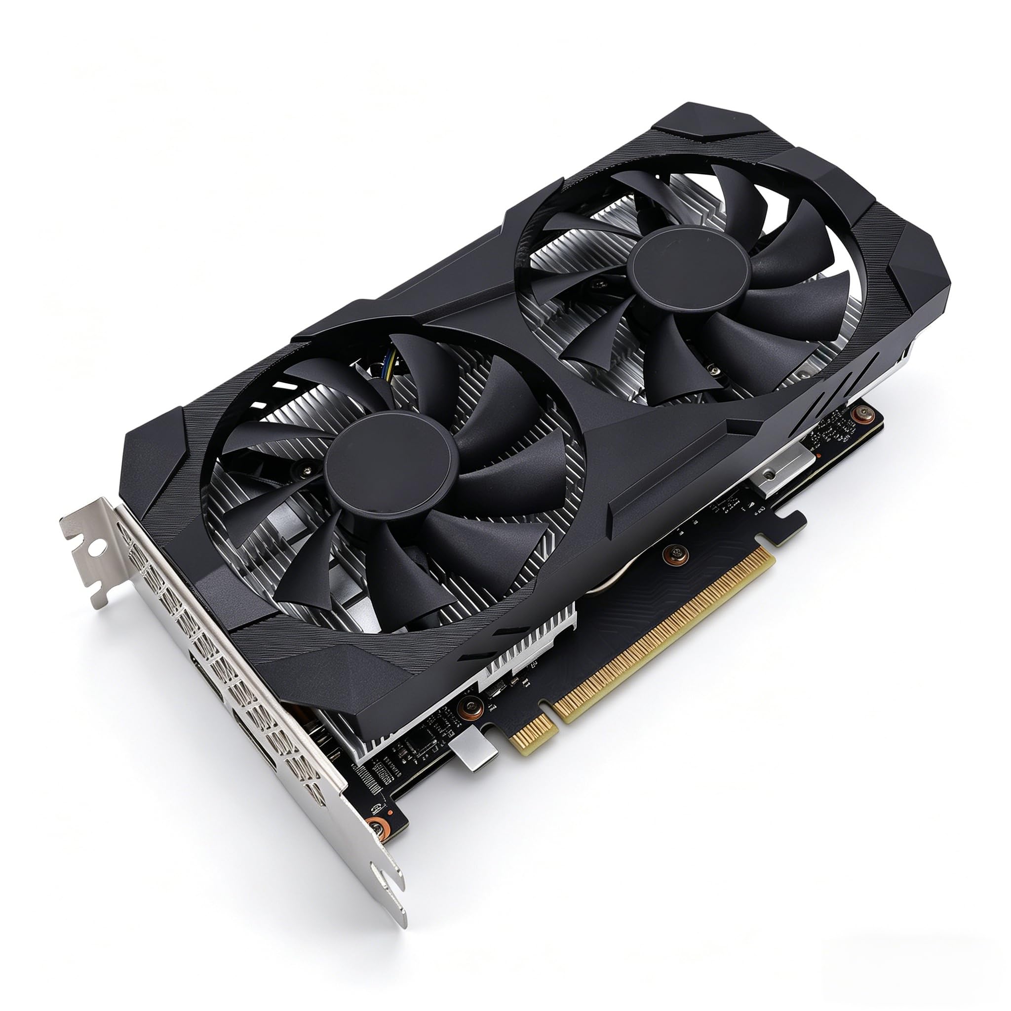 Sxhlseller Karta Graficzna, 6 GB GDDR6 192 Bity, Procesor Graficzny 1665 MHz, PCI Express 3.0, Dwa Wentylatory Chłodzące, z Interfejsem Multimedialnym HD DisplayPort DVI, do Karty