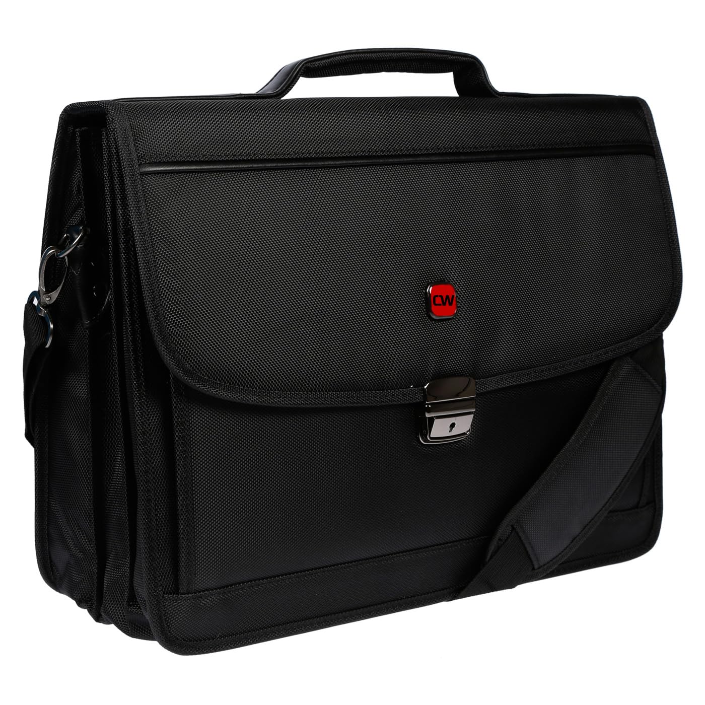 Christian Wippermann Aktentasche - Luxuriöse Business Tasche in Lederoptik, Laptop 15.6 Zoll