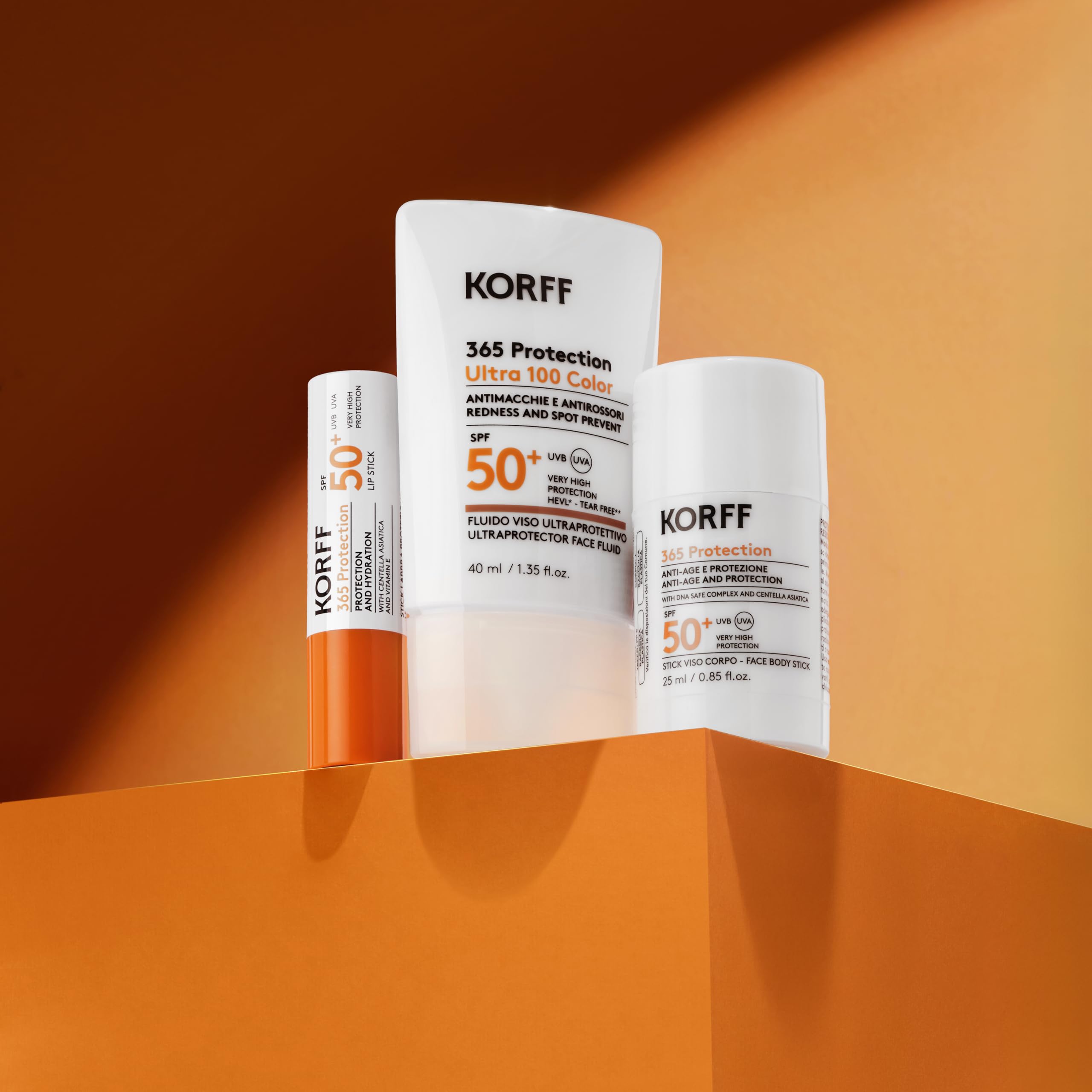 Korff 365 Protection, Stick Labbra SPF50+, Protezione Molto Alta, 4,5 ml