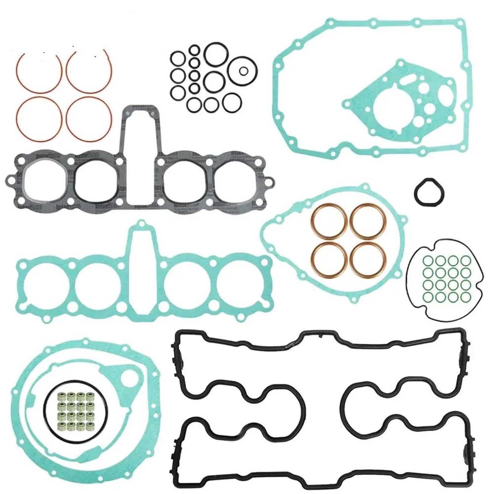 Junta de Culata Reparación Completa Juntas Tapetes Almohadillas Reparación Intermedias para Motocicleta CB750 CB750F CB750K CB750C CB750SC.