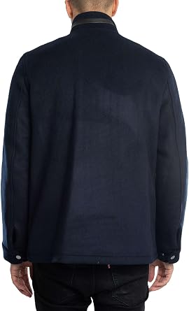 Ted Baker Men's Knowl Funnel Neck Field Jacket, Navy, M