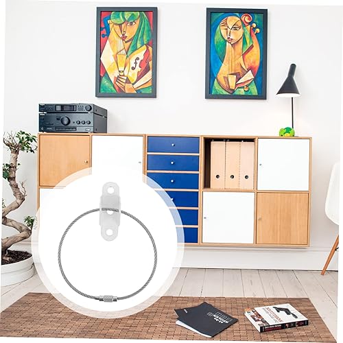 Miniatura 9 de ibasenice Anti Tip correas de muebles 6 piezas 3 cuerdas de acero inoxidable muebles a prueba de niños ancla de seguridad conjunto