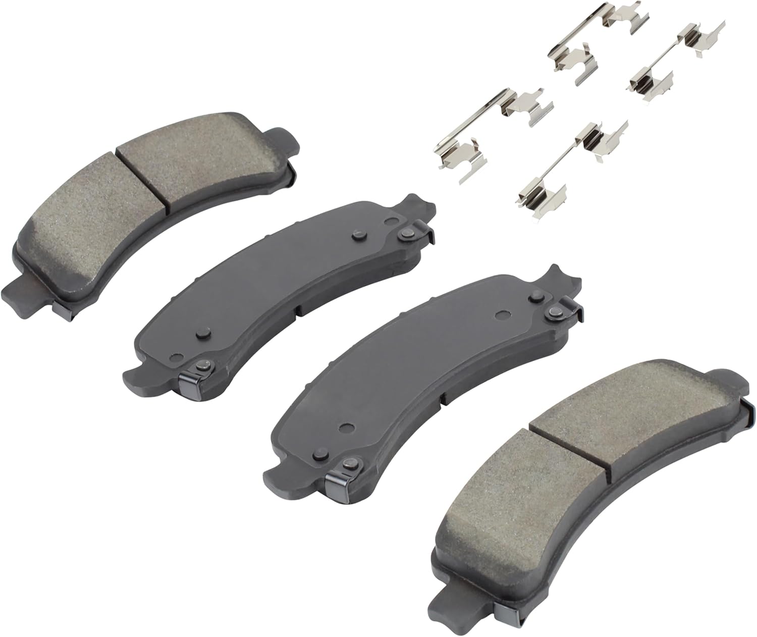 QUALITY-BUILT Rear Semi-Metallic Brake Pads, Work Force 1002-0974AM, Compatible with 2002-2014 Cadillac/Chevrolet/GMC (Avalanche 1500,Escalade,Escalade EXT,Express 1500,Express Cargo)