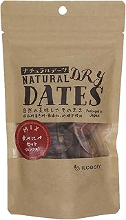 Amazon.co.jp: ナチュラルデーツ (120g, ミックス)、無添加、無農薬、ドライフルーツ、砂糖不使用、低GI、グルテンフリー、甘いだけでなく奥行きのあるプレミアムな味わい、しっとりふっくらした噛み応え… : 食品・飲料・お酒