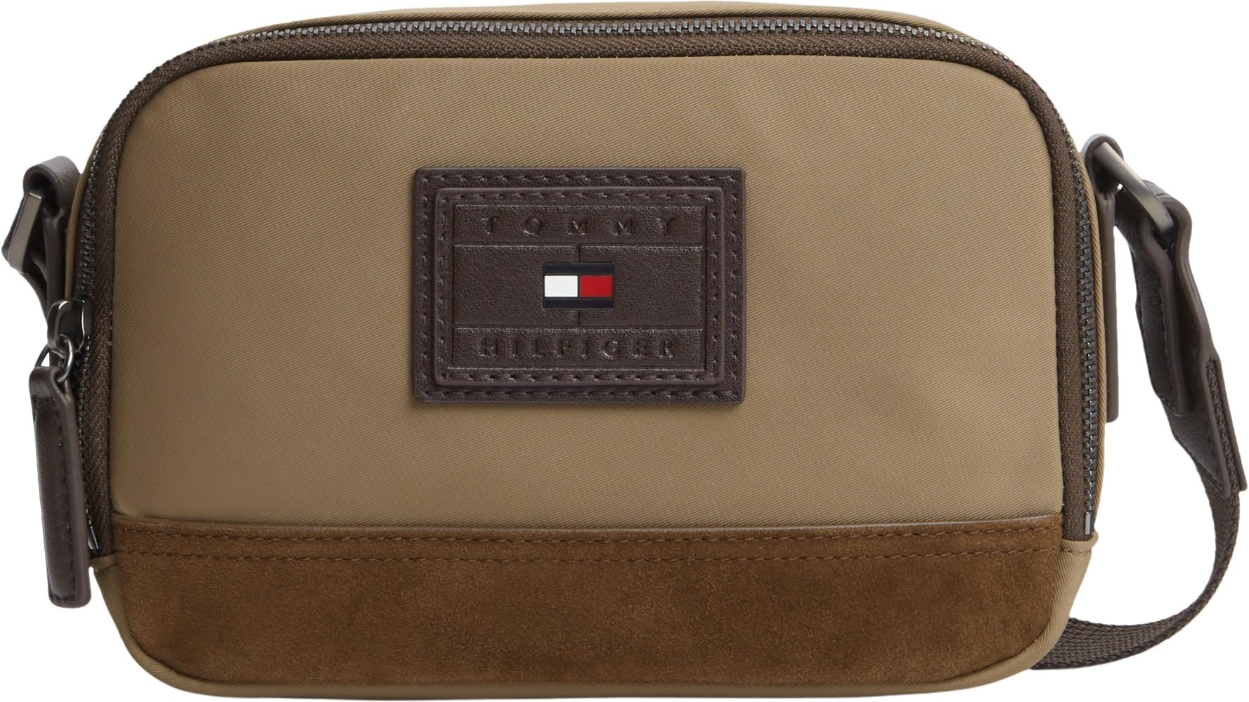Tommy Hilfiger Men Th Heritage Camera Bag AM0AM14372 Crossover, KHAKI, One Size