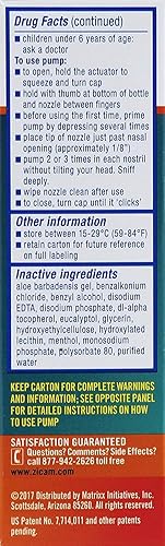 Miniatura 3 de Zicam Intense Sinus Relief - Spray nasal líquido sin goteo con mentol refrescante y eucalipto, 0.5 onzas (paquete de 2)