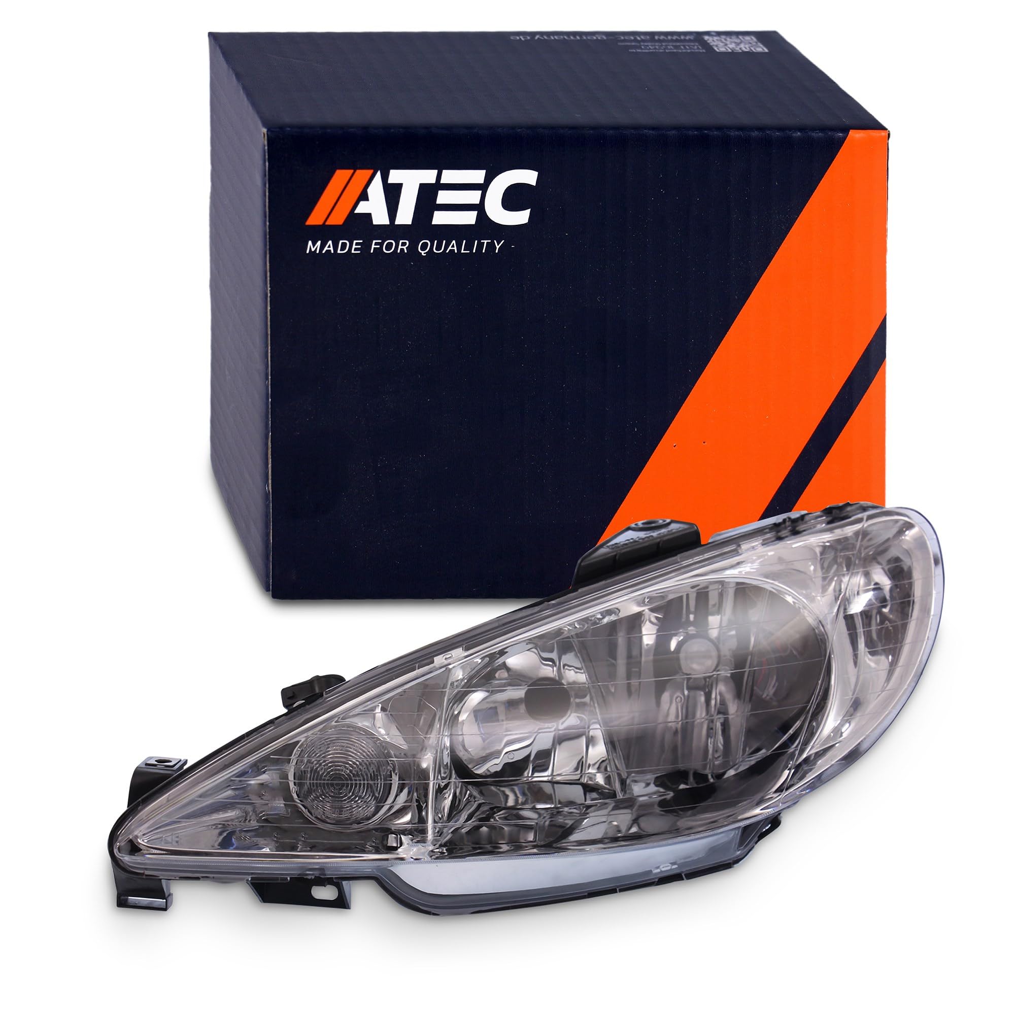 ATEC Germany 1x Hauptscheinwerfer vorne links H7 mit glasklarer