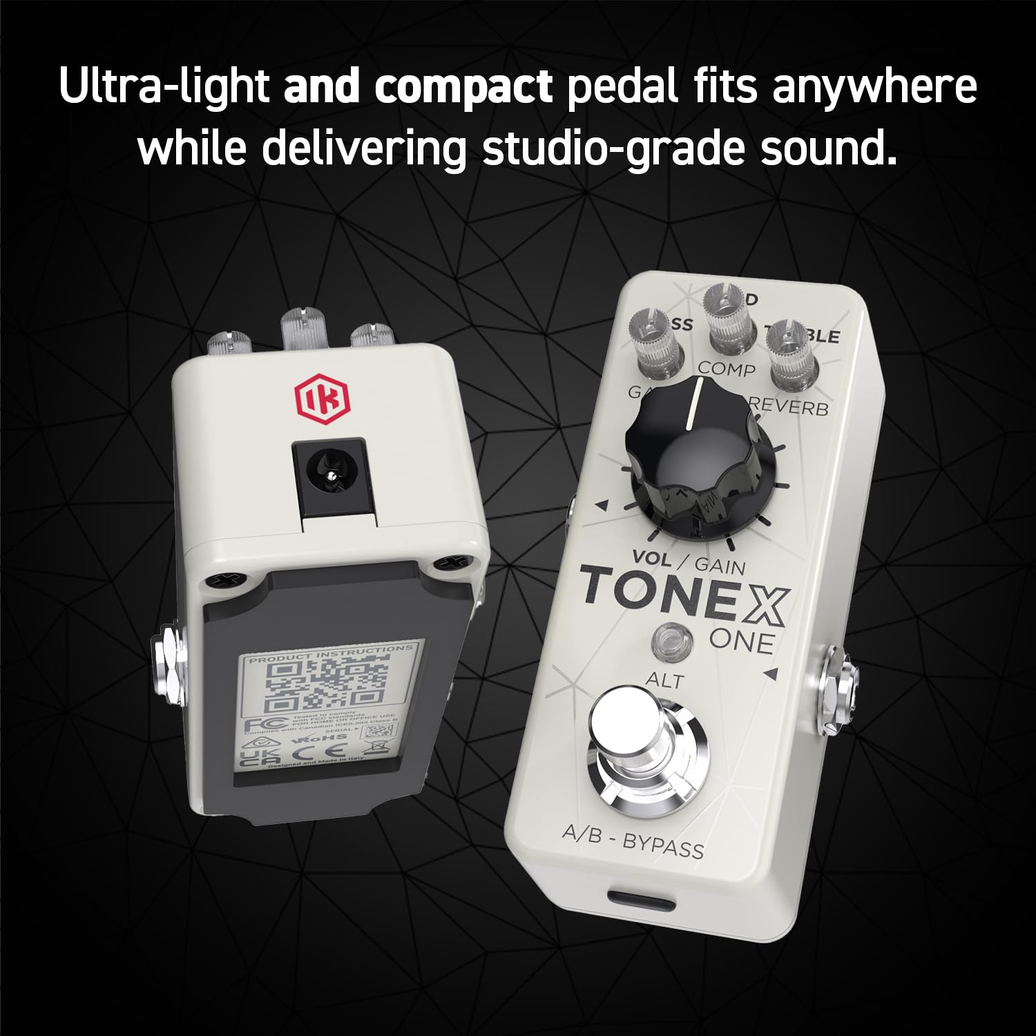 IK Multimedia TONEX ONE Brown Sound White Limited Edition Guitar