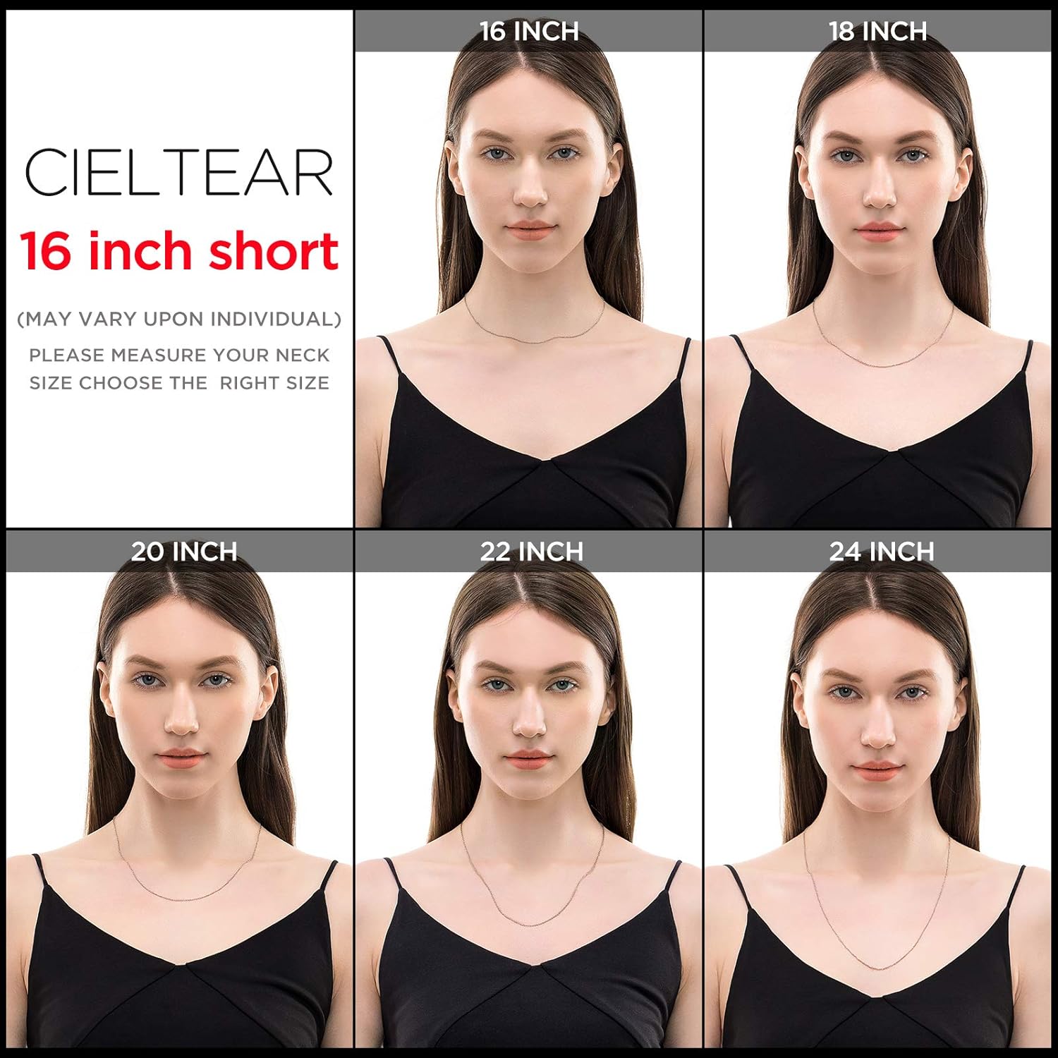 925 Sterling Silver Chain Necklace for Women Girls 1.2mm Cable Chain Italian Thin Silver Chain Super Sturdy & Lasting Shiney 16/18/20/22/24 Inch - Image 2