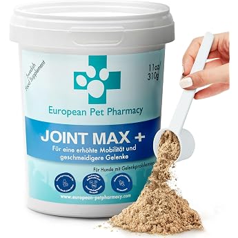 European Pet Pharmacy Joint Max+ Joint Care f&uuml;r Hunde &mdash; Nahrungserg&auml;nzungsmittel Hund & Katze &ndash; N&auml;hrstoffreiche Formel mit Gr