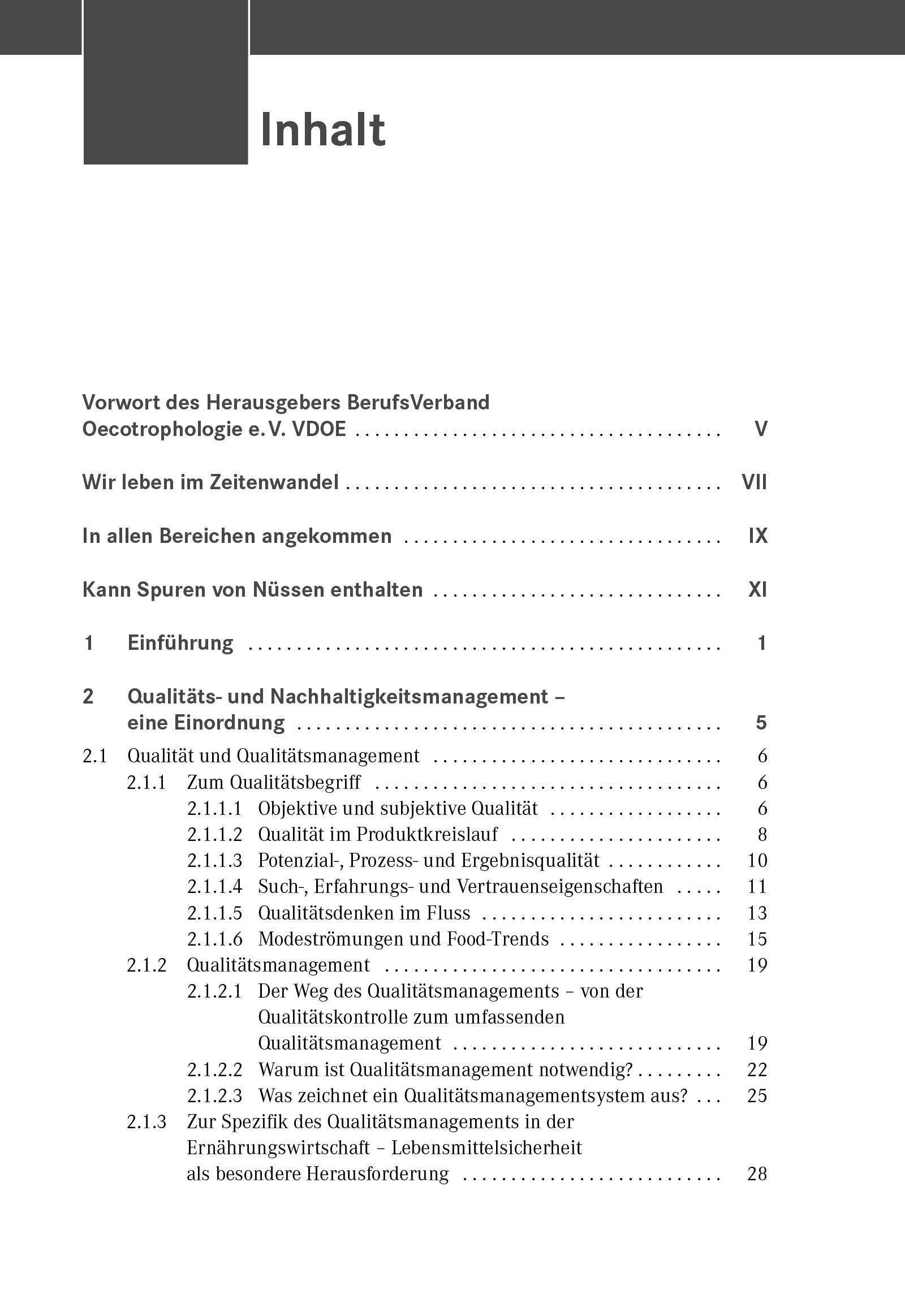 Qualitätsmanagement in der Ernährungswirtschaft: Qualität, Sicherheit und Nachhaltigkeit umsetzen