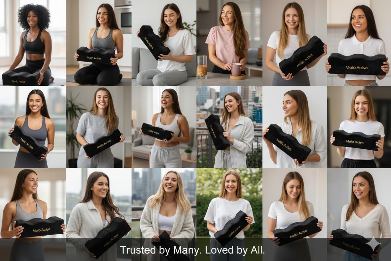 Mello Active BBL Pillow After Surgery – Doctor-Recommended, Firm & Lightweight Sitting Cushion for Post-Op Recovery – Portable Support for Home, Car & Office – Ultimate Comfort & Stability - Image 9