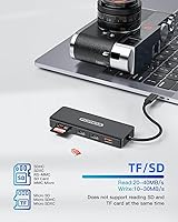 Vista 6 de HUB USB C, Adaptador MultiPuerto de 7 Puertos USB para MacBook Pro/Air, Dongle de Tipo C a HDMI con HDMI 4K, 1 Hub USB C 3.2 de 10Gbps, 2 USBA 2.0