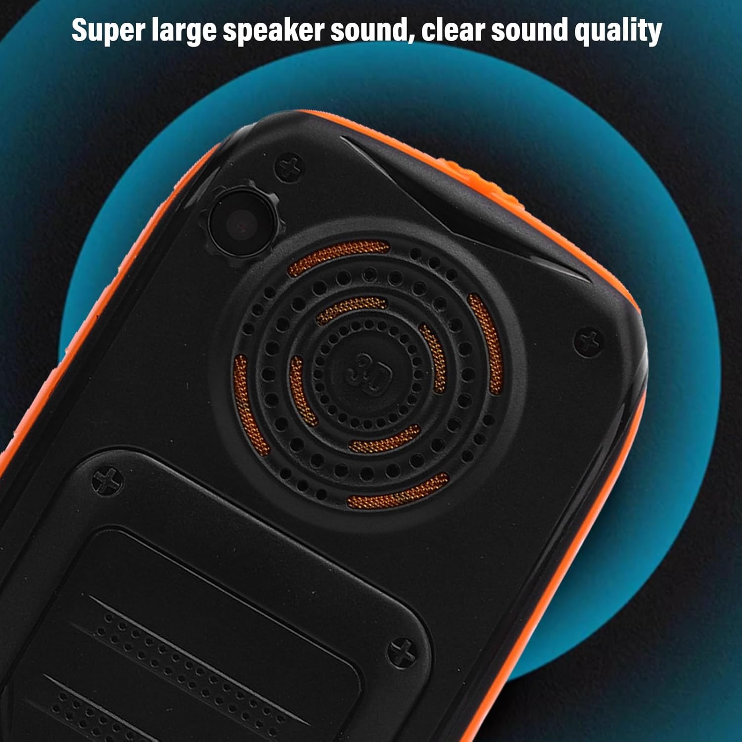 CCYLEZ Cell Phone Dual SIM Dual Standby, 2G Mobile Phone Emergency Lighting Assistance Flashlight, 3000mAh, Big Key Phone with 2.6 inch HD Screen for Parents (# 2)