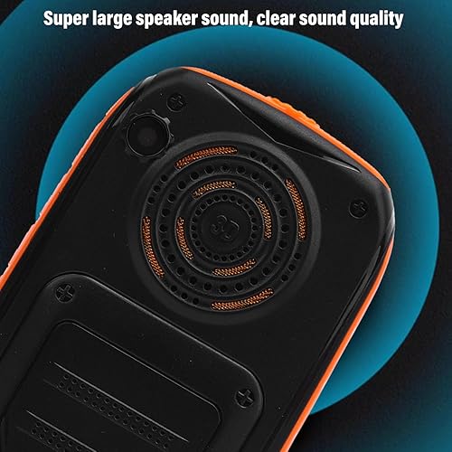 Vista 2 de PUSOKEI Teléfono celular para personas mayores, teléfono móvil 2G para ancianos, pantalla de 2.6 pulgadas, altavoz fuerte, batería de 3000 mAh